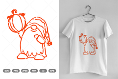 Fall Gnome SVG &amp; Clipart Product Image 1