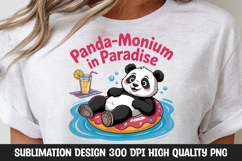 Panda-Monium in Paradise Float Clipart Product Image 1