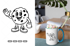 Cartoon Cookie Mascot SVG &amp; Clipart Product Image 1