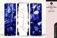 Personalised Name Tumbler Wrap PNG Sublimation | Glitter Product Image 1