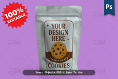 Plastic Packaging Pouch Mockup Realistic Editable PSD Product Image 1