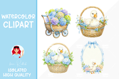 Baby Duck PNG for Nursery and Design Product Image 1