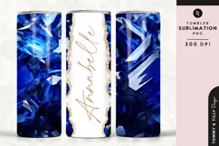 Personalised Name Tumbler Wrap PNG Sublimation | Glitter Product Image 1