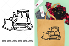 Bulldozer SVG &amp; Clipart Product Image 1
