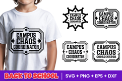 Campus Chaos Coordinator SVG PNG Product Image 1