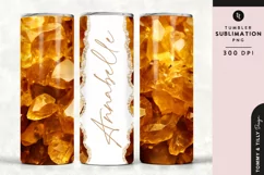 Personalised Name Tumbler Wrap PNG Sublimation | Marble Product Image 1