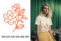 Wildflower SVG &amp; Clipart Product Image 1