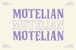 Motelian Font - Display Serif Product Image 1
