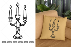 Candles SVG &amp; Clipart Product Image 1