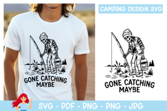 Gone catching maybe SVG, Camp SVG Product Image 1