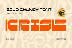 Krisle - Bold Chunky Font Product Image 1