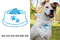 Pet Bowl SVG &amp; Clipart Product Image 1