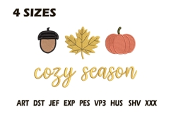 Cozy Season Embroidery Design Product Image 1