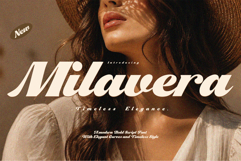 Milavera Bold Script Font Product Image 1