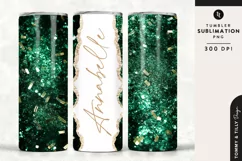 Personalised Name Tumbler Wrap PNG Sublimation | Glitter Product Image 1