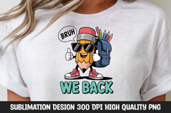 Funny Book Cartoon Back to Class Clipart PNG Product Image 1