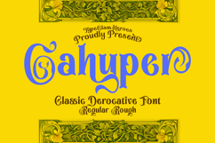 Cahyper Typeface Product Image 1