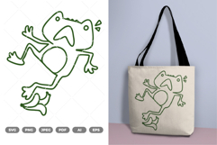 Frog SVG &amp; Clipart Product Image 1