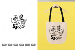 Floral Paw SVG &amp; Clipart Product Image 1