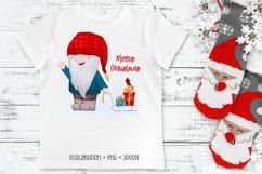 Christmas sublimation - Christmas gnome PNG Merry Christmas Product Image 2