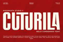 Cuturila Bold Condensed Sans Product Image 1