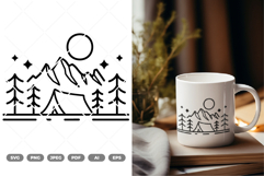 Camping SVG &amp; Clipart Product Image 1