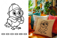 Cool Crow SVG &amp; Clipart Product Image 1