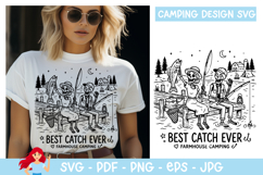 Best catch ever SVG, Camp SVG Product Image 1