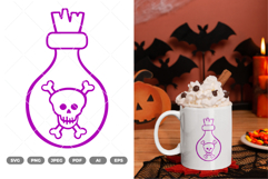 Poison Bottle SVG &amp; Clipart Product Image 1