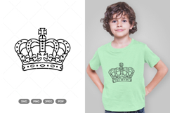 Crown Doodle SVG &amp; Clipart Product Image 1