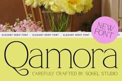 Qamora - Modern Elegant Serif Font Product Image 1