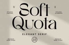 Soft Quota - Timeless Elegant Serif Product Image 1