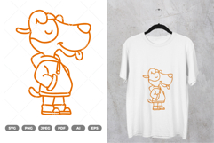 Cool Dog SVG &amp; Clipart Product Image 1