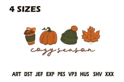Cozy Season Embroidery Design Product Image 1