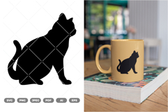 Black Cat SVG &amp; Clipart Product Image 1