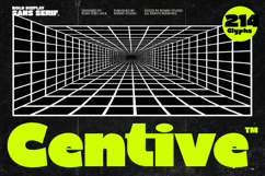 Centive - Bold Sci-Fi Sans Typeface Product Image 1