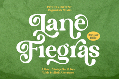 Lane Fiegras - Retro Serif Font Product Image 1