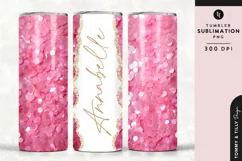 Personalised Name Tumbler Wrap PNG Sublimation | Marble Product Image 1