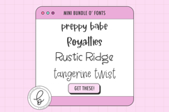 Preppy Font Mini Bundle Product Image 1