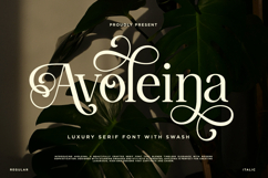 Avoleina - Luxury Serif Font Product Image 1