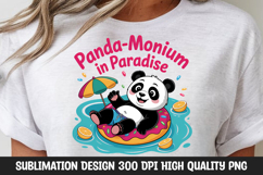 Panda-Monium in Paradise Pool Toy Clipart Product Image 1