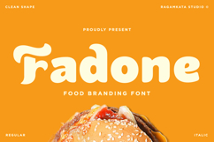 Fadone - Food Branding Font Product Image 1