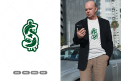 Melting Dollars SVG &amp; Clipart Product Image 1