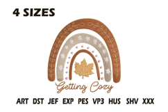 Getting Cozy Embroidery Design Product Image 1