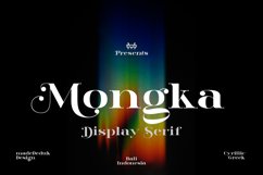 Mongka Display Font Product Image 1