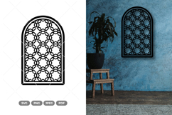 Ornamental Decorative Window SVG &amp; Clipart Product Image 1