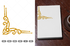 Corner Border SVG &amp; Clipart Product Image 1