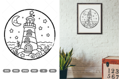 Lighthouse SVG &amp; Clipart Product Image 1