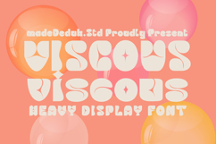 Viscous Heavy Display Font Product Image 1