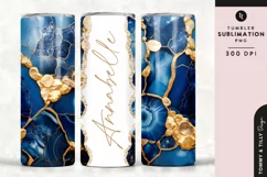 Personalised Name Tumbler Wrap PNG Sublimation | Glitter Product Image 1